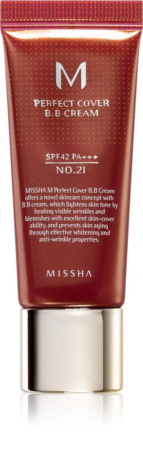 missha m perfect cover bb cream 20ml