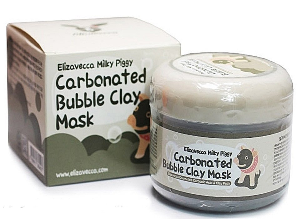 elizavecca milky piggy carbonated bubble clay mask