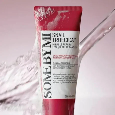 Some-By-Mi-Snail-Truecica-Miracle-Repair-Low-pH-Gel-Cleanser 4
