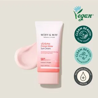 mary may vegan primer glow sun cream