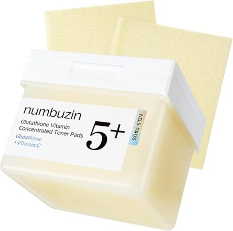No.5+ Glutathione Vitamin Concentrated Toner Pads koncentrált világosító párnák