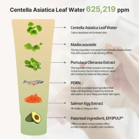 salmon caring centella cream 10