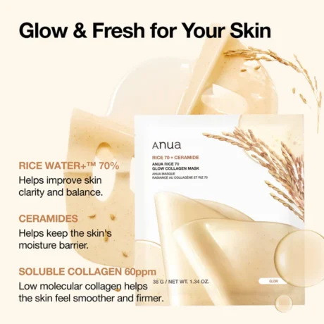 rice glow collagen mask 6