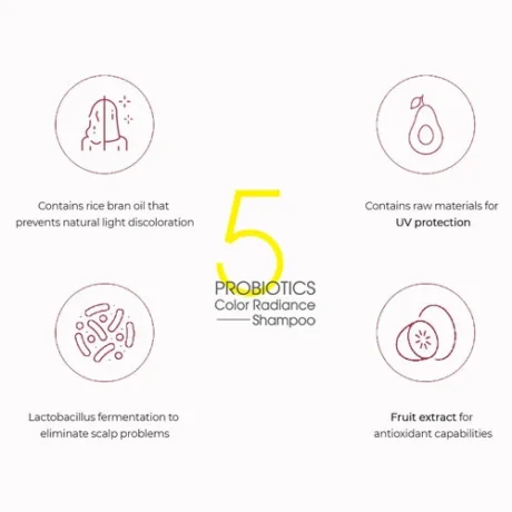 5 Probiotics Color Radiance Shampoo 4