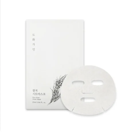 rice bran sheet mask