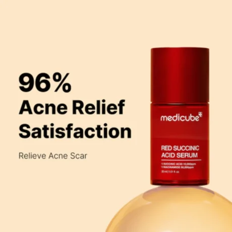 red succinic acid clarifying serum 5