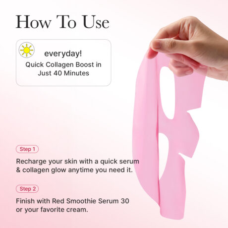 red collagen jello mask 10