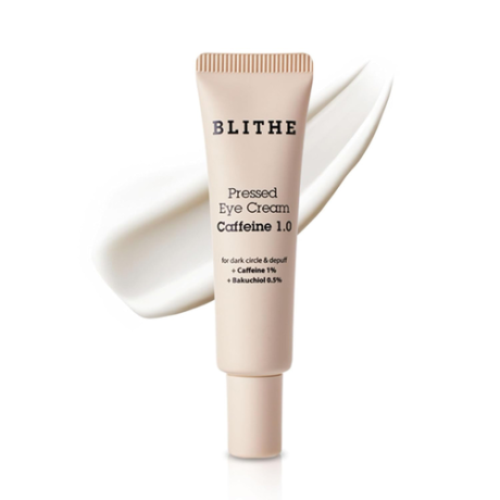 pressed eye cream caffeine