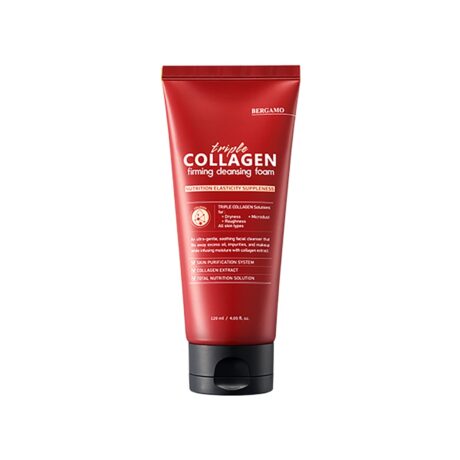 triple collagen firming cleansing foam