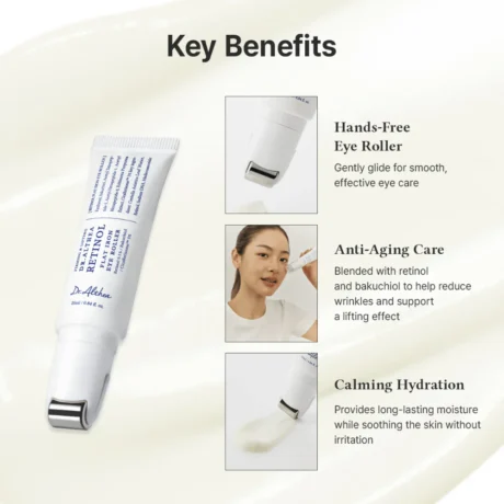 retinol flat iron eye roller 3