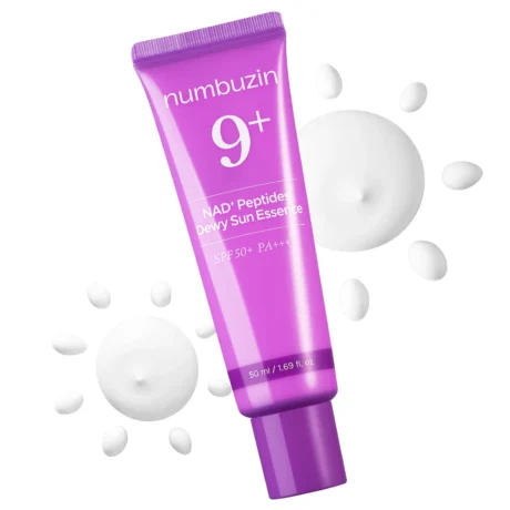 No.9 NAD+ 9 Peptides Dewy Sun Essence SPF50+ PA++++