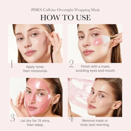 PDRN Pink Caffeine Night Wrapping Mask 3