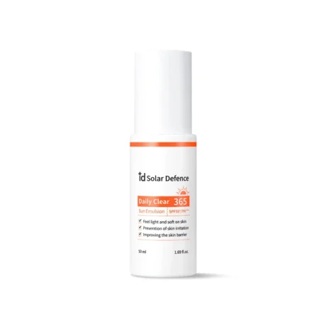 id Solar Defense Daily Clear 365 Sun Emulsion SPF50+ PA++++ könnyű fényvédő emulzió