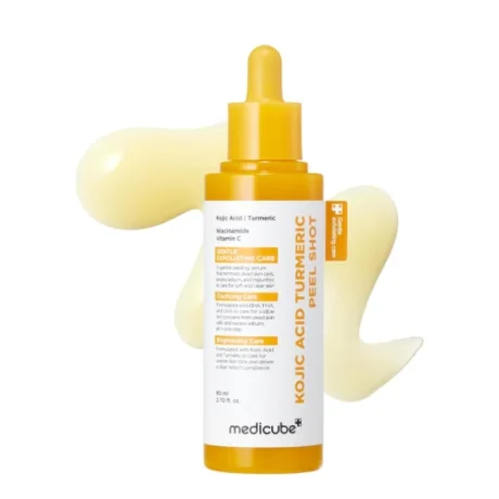 Kojic Acid Turmeric Peel Shot ragyogásfokozó hámlasztó gél kojisavval és kurkumával