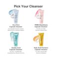 pink glutathione capsule cleansing foam 7