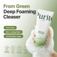 Purito SEOUL From Green Deep Foaming Cleanser gyengéd habzó arctisztító, 150 ml