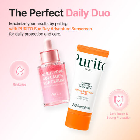 Purito SEOUL Multi PDRN Collagen EGF Serum revitalizáló és feszesítő szérum, 30 ml