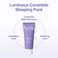 Purito SEOUL Luminous Ceramide Sleeping Pack barriererősítő éjszakai maszk, 100 ml