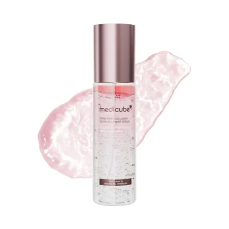 PDRN Pink Collagen Glow Jelly Mist Serum kétfázisú szérumpermet, 60 ml