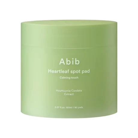 Abib Heartleaf spot pad Calming touch 80 db zöld tégely