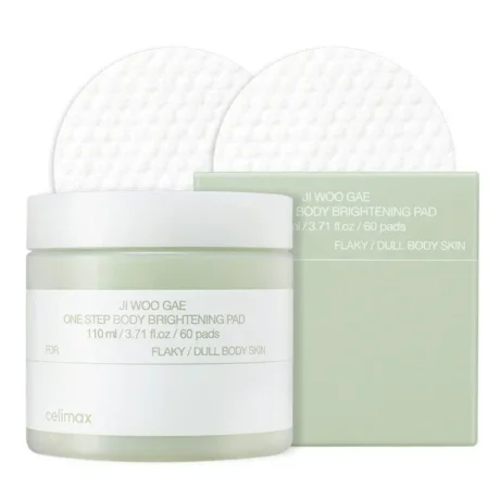 Ji Woo Gae One Step Body Brightening Pad bőrsimító és tónusegységesítő testápoló korongok