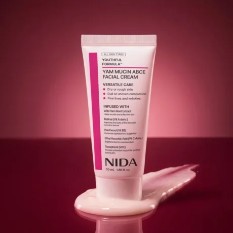NIDA Yam Mucin ABCE Facial Cream krémes textúrával