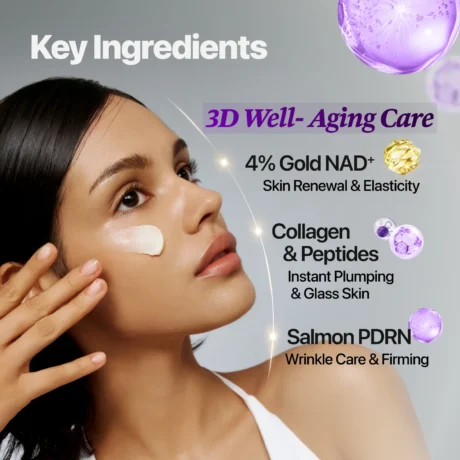Numbuzin No.9 NAD+ Gold 3D Firming Cream – galéria 3