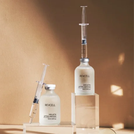 REVCELL Skin Activ Lifting Ampoule – termék és applikátor