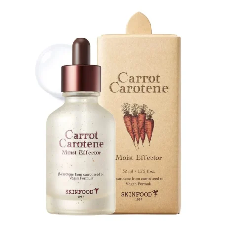 SKINFOOD Carrot Carotene Moist Effector – A 52 ml-es doboz és a termék