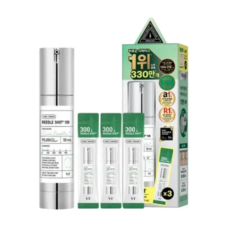 Reedle Shot 100 (+ Reedle Shot 300 1 ml × 3) mikrotűs szérumszett, 50 ml + 3×1 ml
